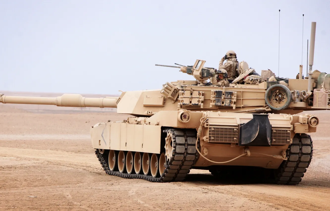 Photo wallpaper tank, American, Abrams, Abrams, main battle tank USA