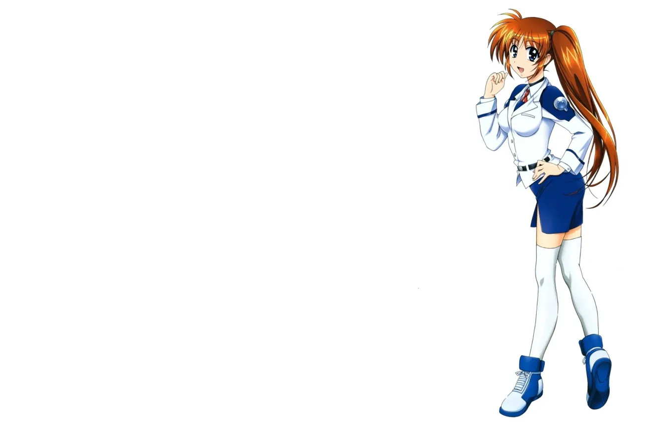 Photo wallpaper girl, legs, anime, skirt, slim, Schoolgirl