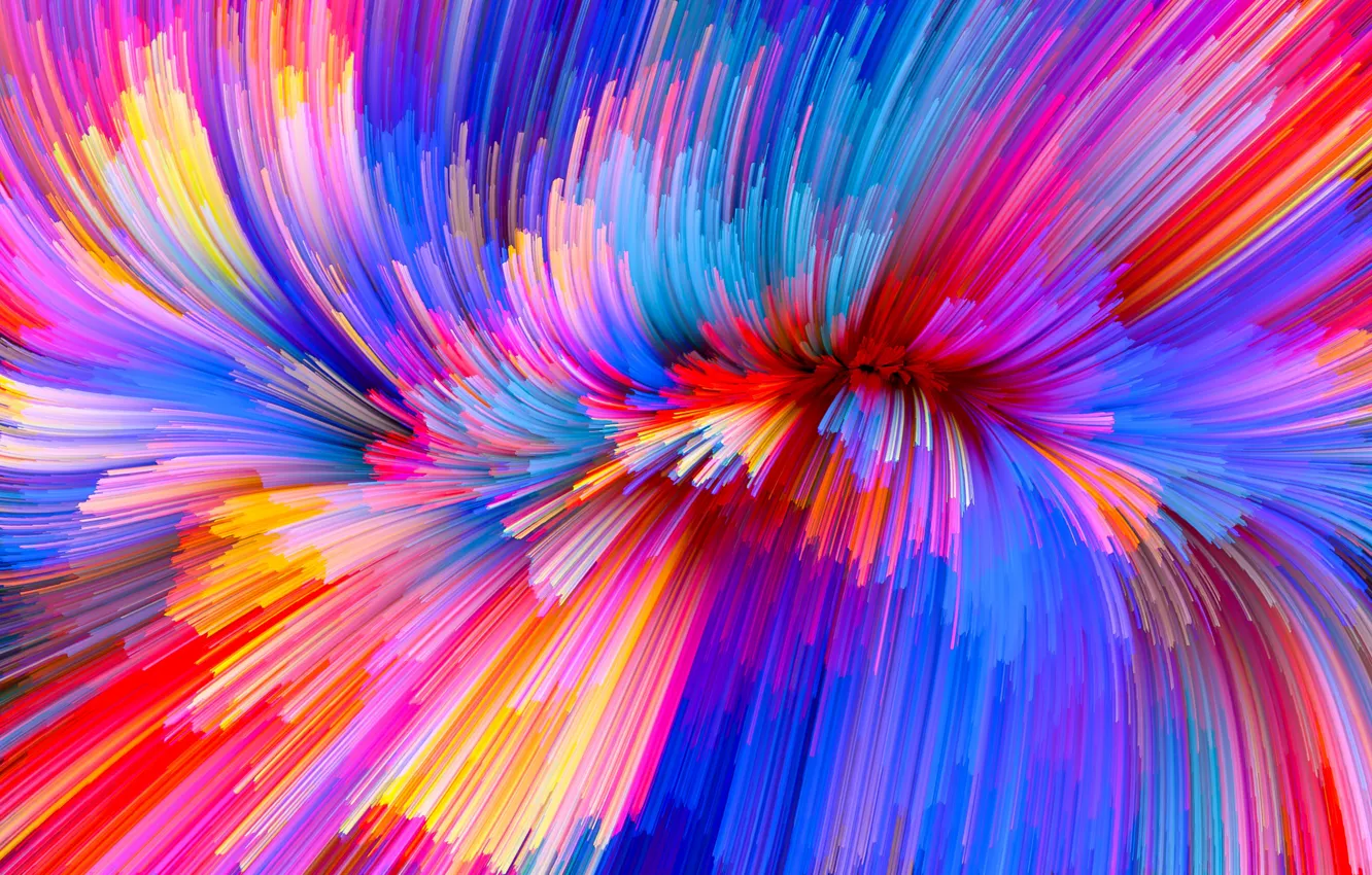 Photo wallpaper paint, colors, colorful, abstract, rainbow, background, splash, painting