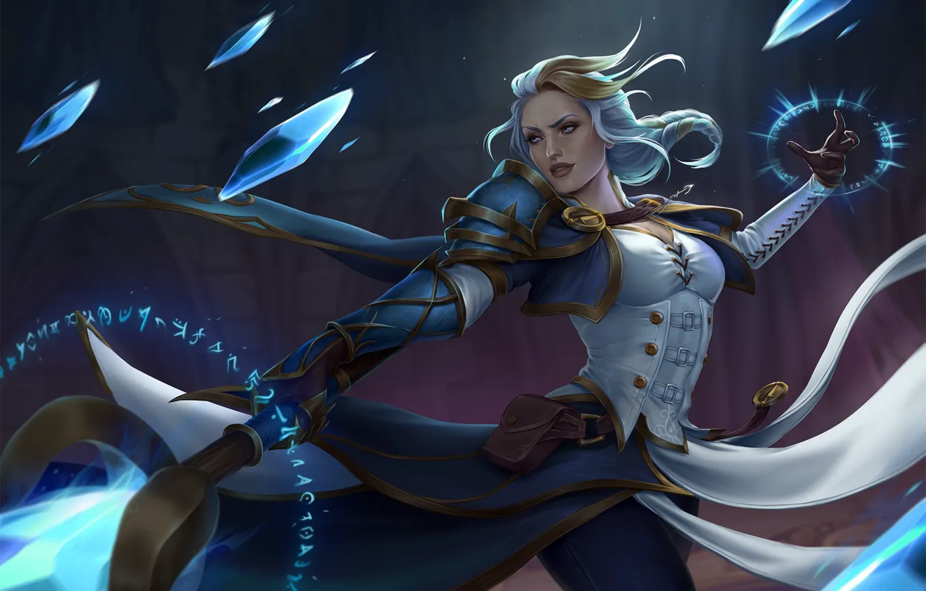 Photo wallpaper World of Warcraft, Blizzard, warcraft, wow, fan art, Illustration, Jaina Proudmoore, Characters