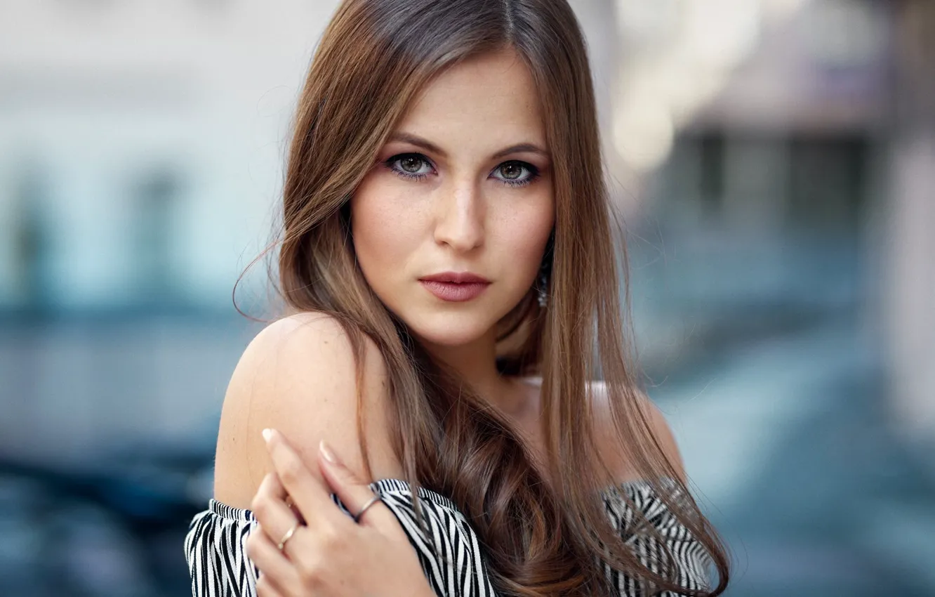 Photo wallpaper look, face, hair, portrait, Kate Hummel