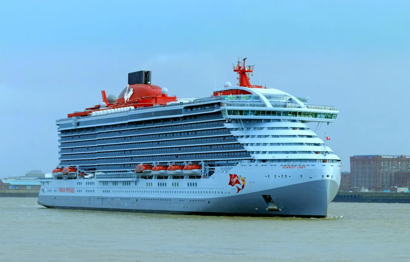 Photo wallpaper ship, liner, cruise