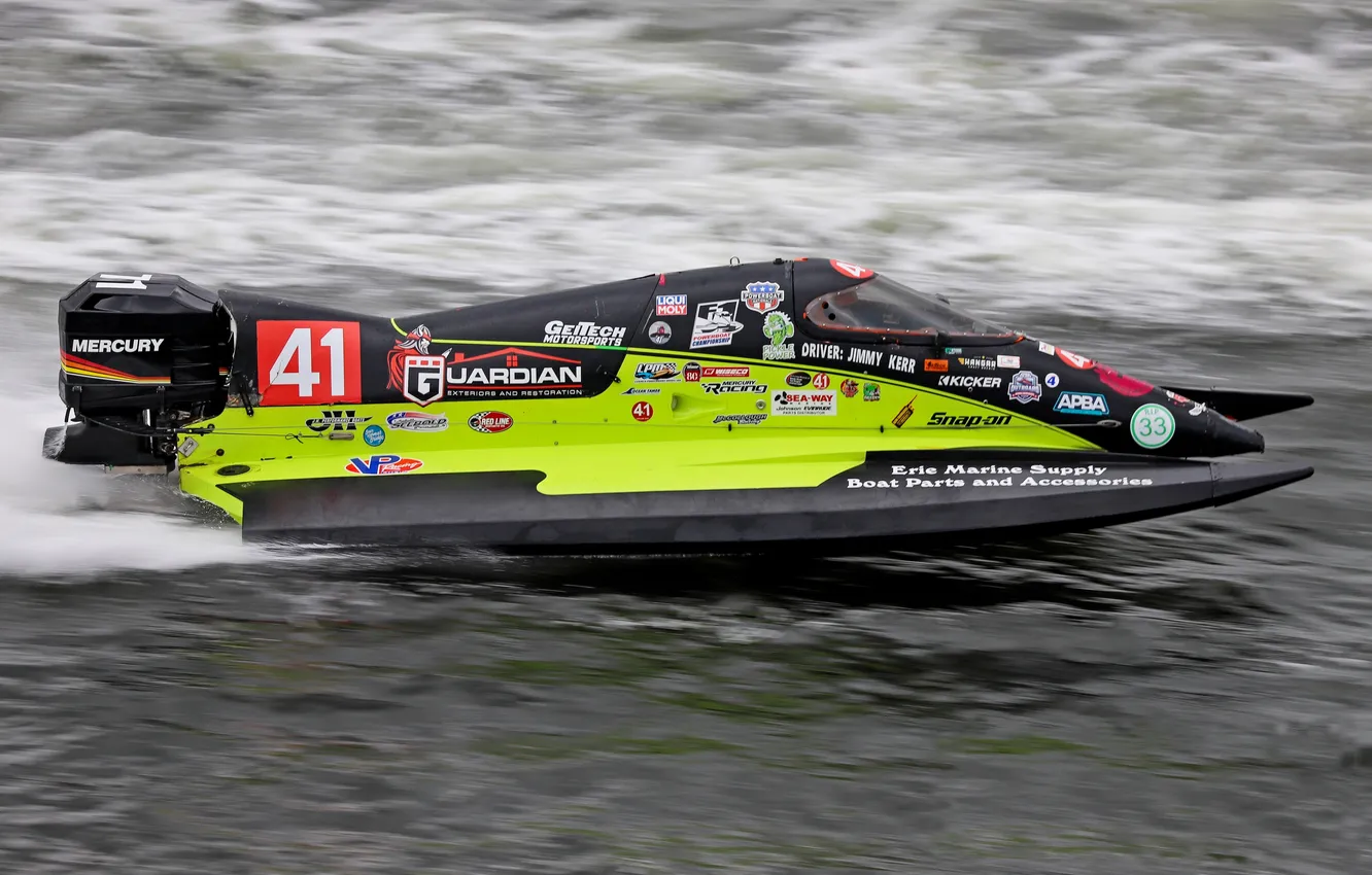 Photo wallpaper race, boat, speed