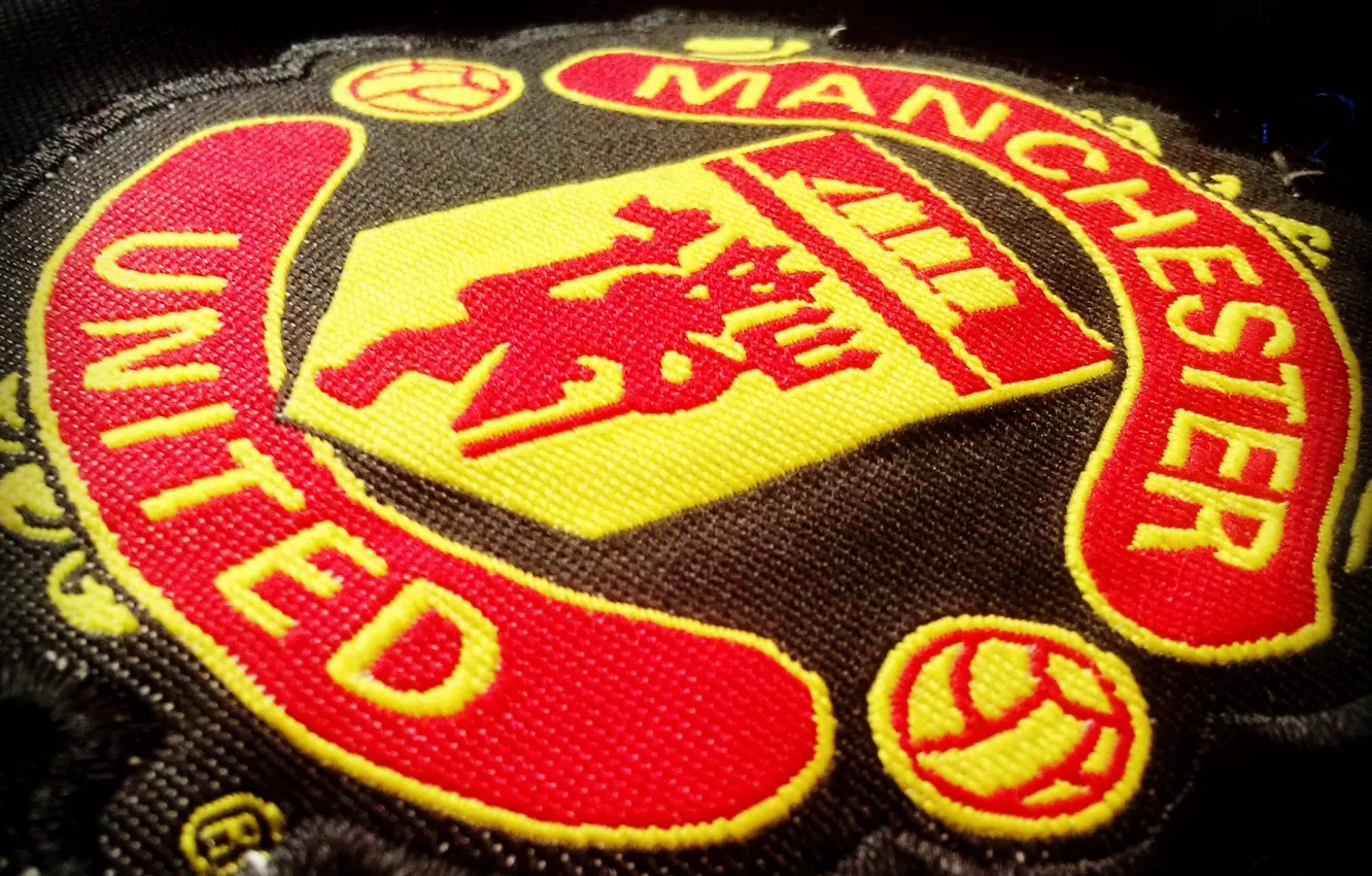Photo wallpaper logo, football, glory, nice, mufc, Manchester united, epl, bpl