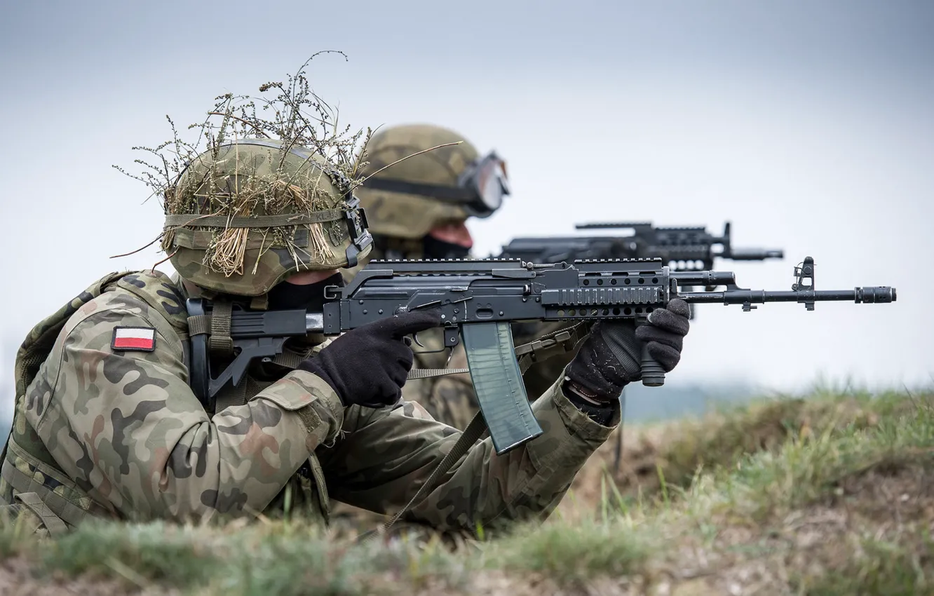 Photo wallpaper weapons, army, soldiers