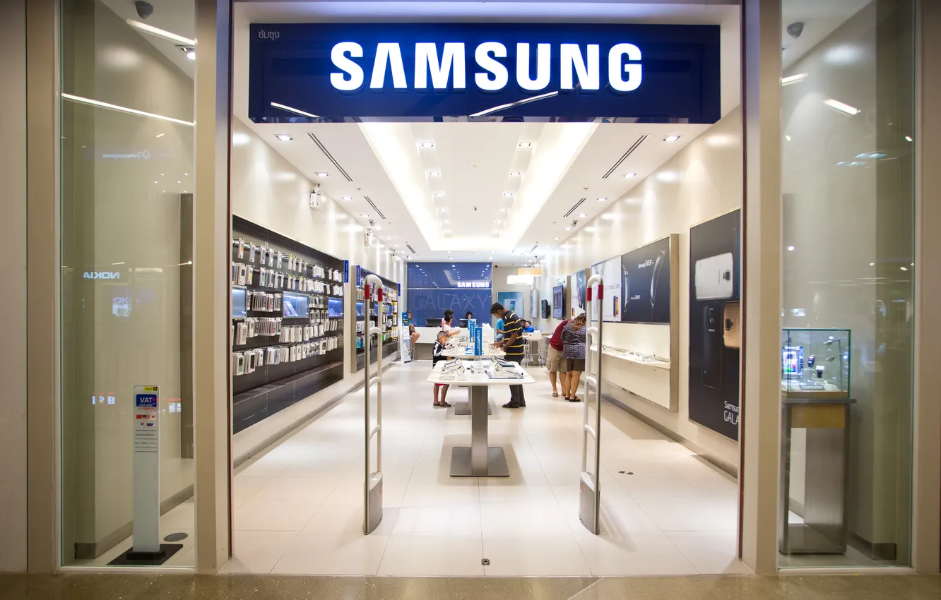 Photo wallpaper logo, icon, korea, korean, industry, information, trademark, neon sign