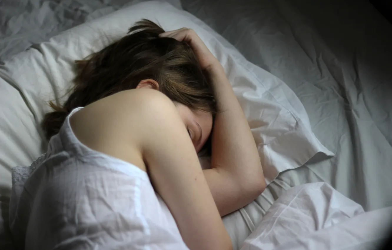 Photo wallpaper sleep, pillow, Imogen