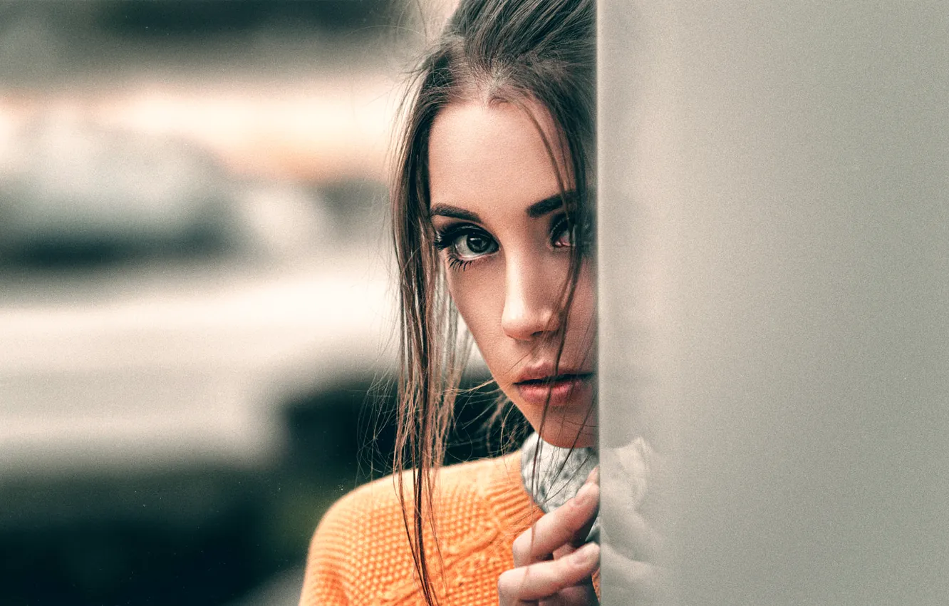 Photo wallpaper look, portrait, George Chernyadev, Kseniya Kokoreva