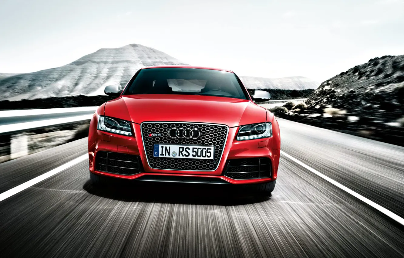 Photo wallpaper Speed, Grace, Grille, All-Wheel Drive, Audi RS 5, Comfort