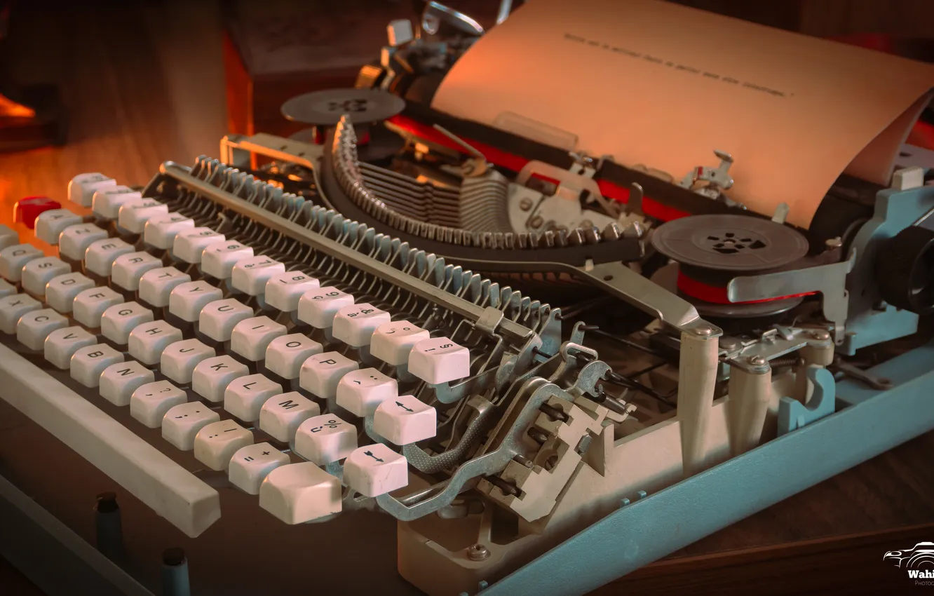 Photo wallpaper vintage, mood, Algeria, underwood, typewriter, Belghit Wahid