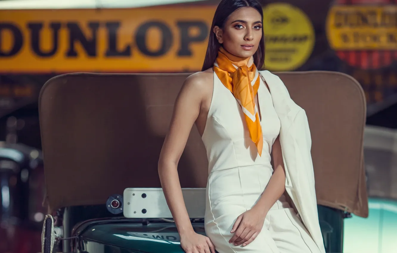 Photo wallpaper girl, hot, sexy, eyes, smile, beautiful, figure, model