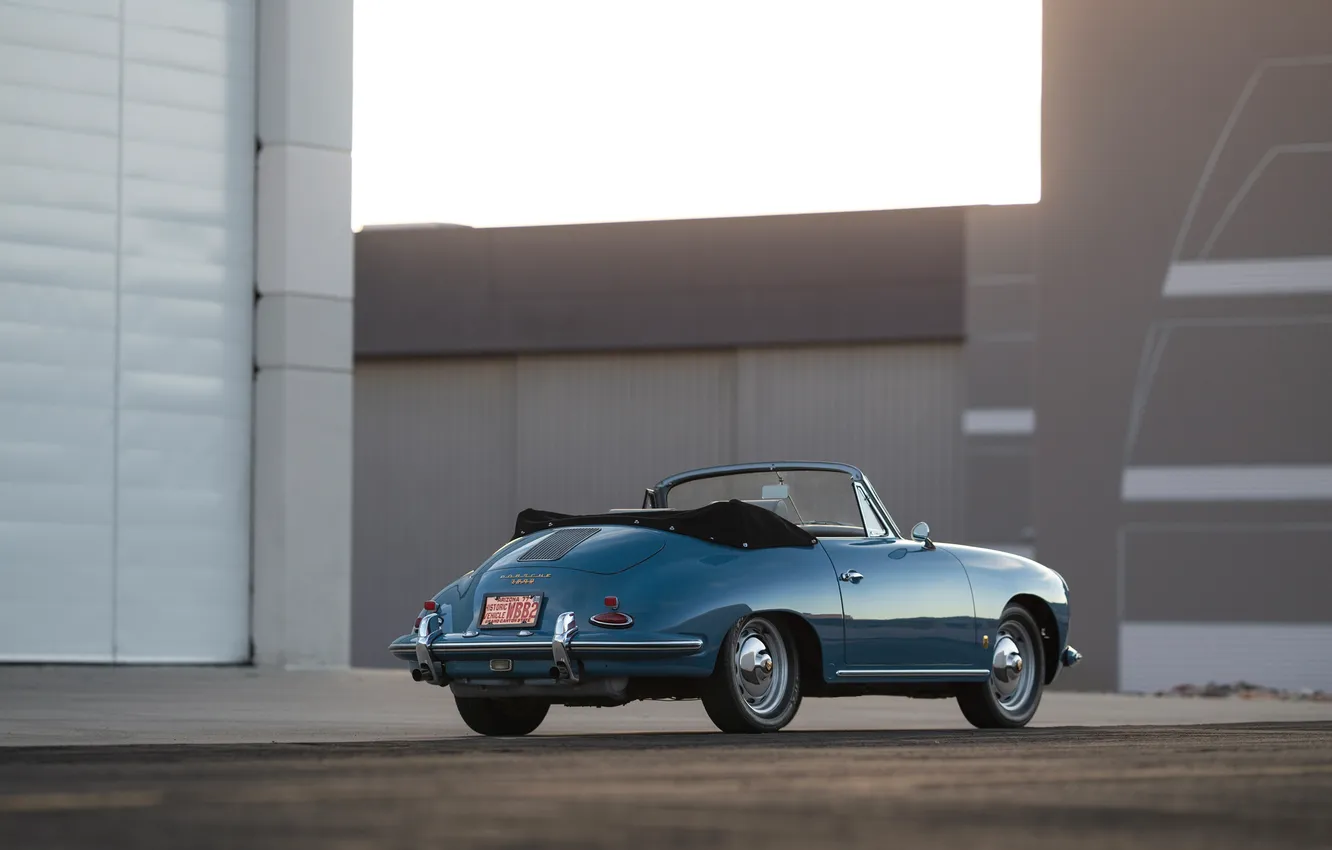 Photo wallpaper Porsche, 356, 1961, Porsche 356B 1600 Super Cabriolet