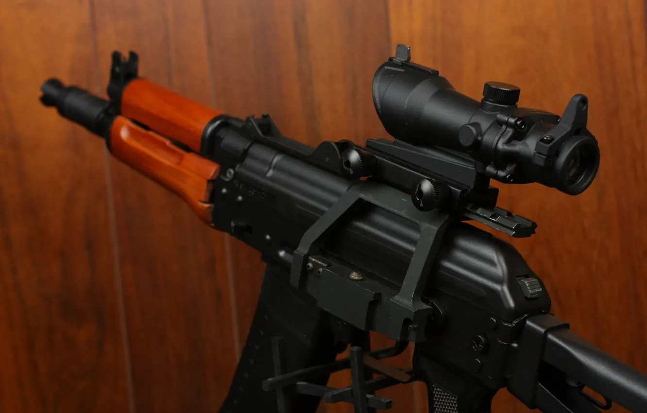 Photo wallpaper weapons, machine, Kalashnikov, AKS74U