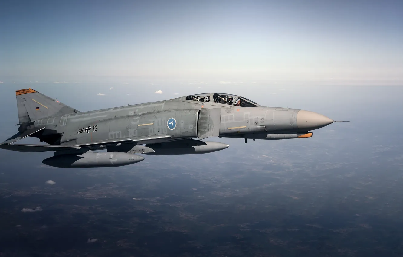 Photo wallpaper Phantom, bomber, fighter-interceptor, Air force