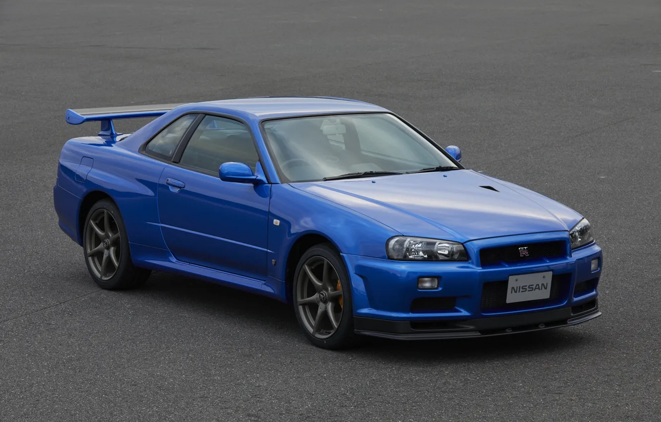 Photo wallpaper Nissan, GT-R, Skyline, R34, Nissan Skyline GT-R V·spec II