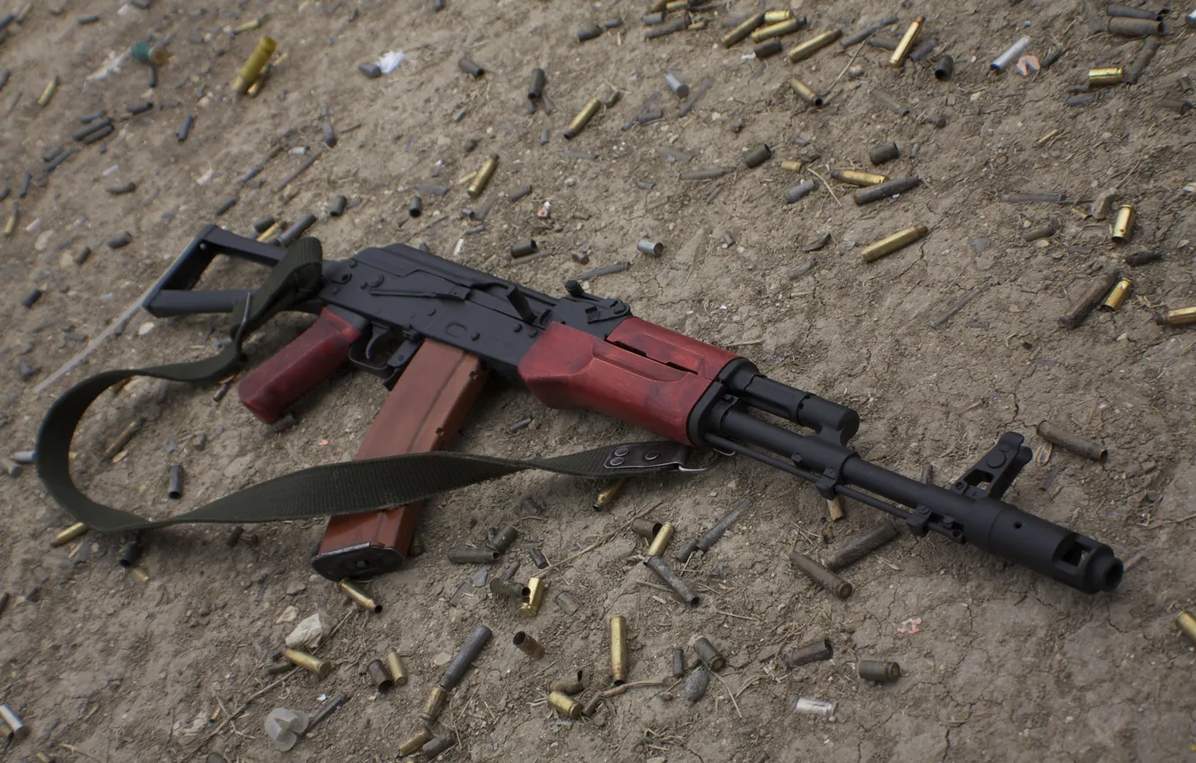 Photo wallpaper weapons, machine, Kalashnikov, AKS
