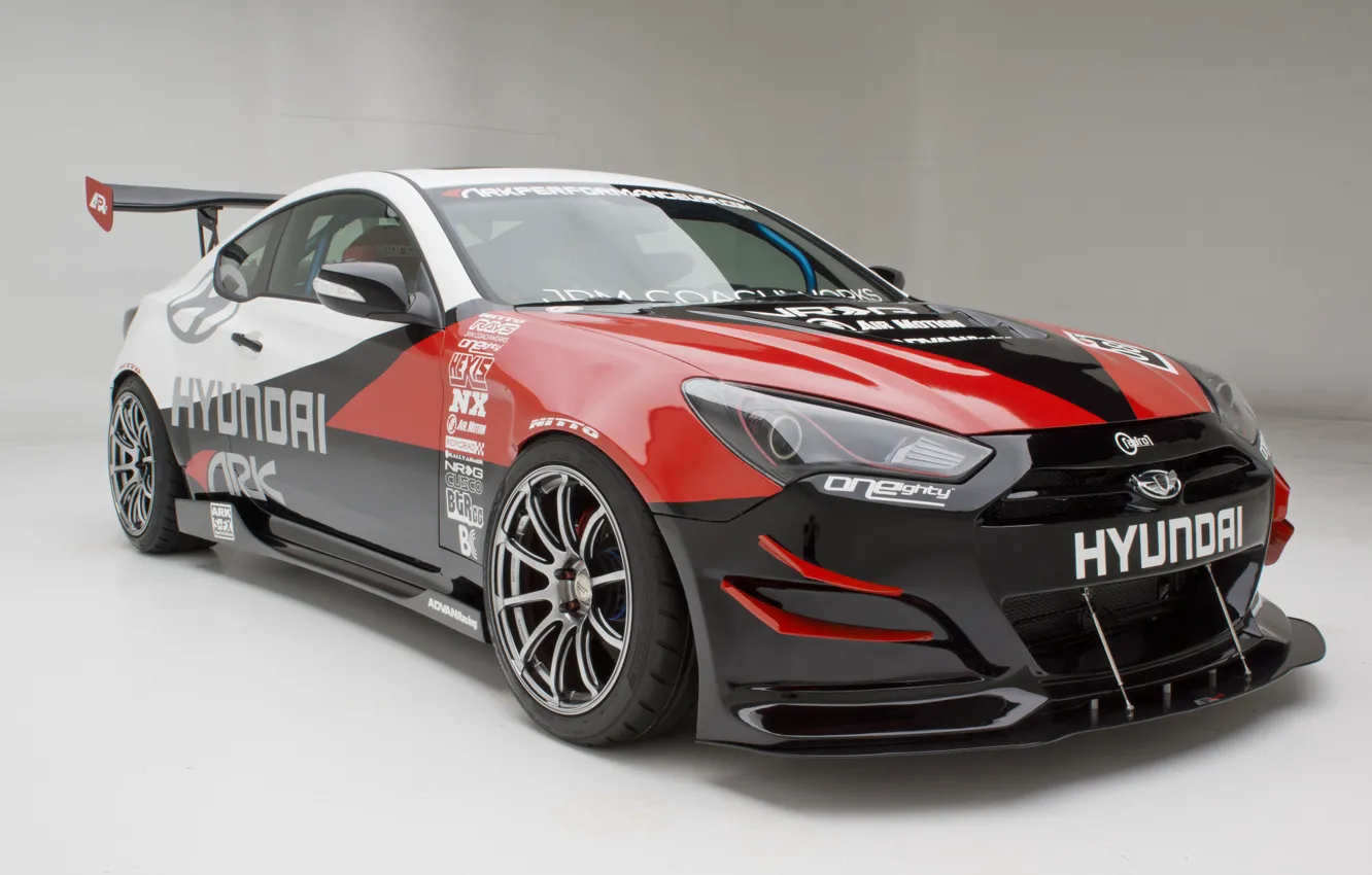 Photo wallpaper Hyundai, cars, Coupe, tuning, Genesis