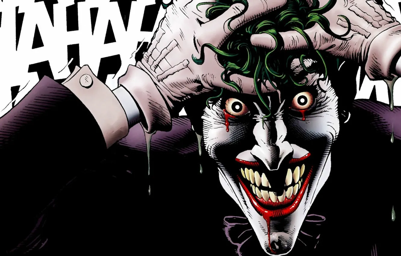 Photo wallpaper Joker, Joker, DC comics, Killing Joke, Batman: The Killing Joke
