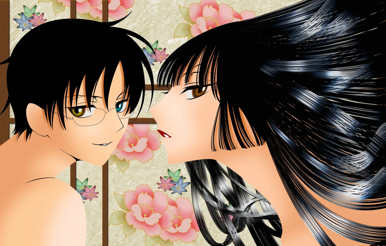 Photo wallpaper girl, anime, art, guy, two, xxxHolic