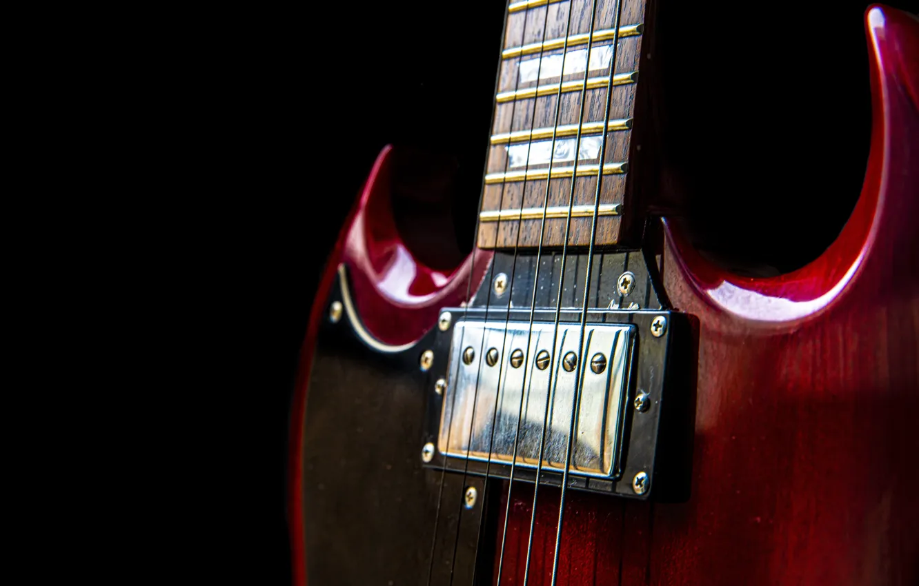 Photo wallpaper music, guitar, strings, Grif, musical instrument