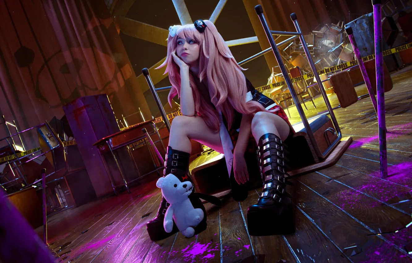 Photo wallpaper Danganronpa, JunkoEnoshima, Foreign
