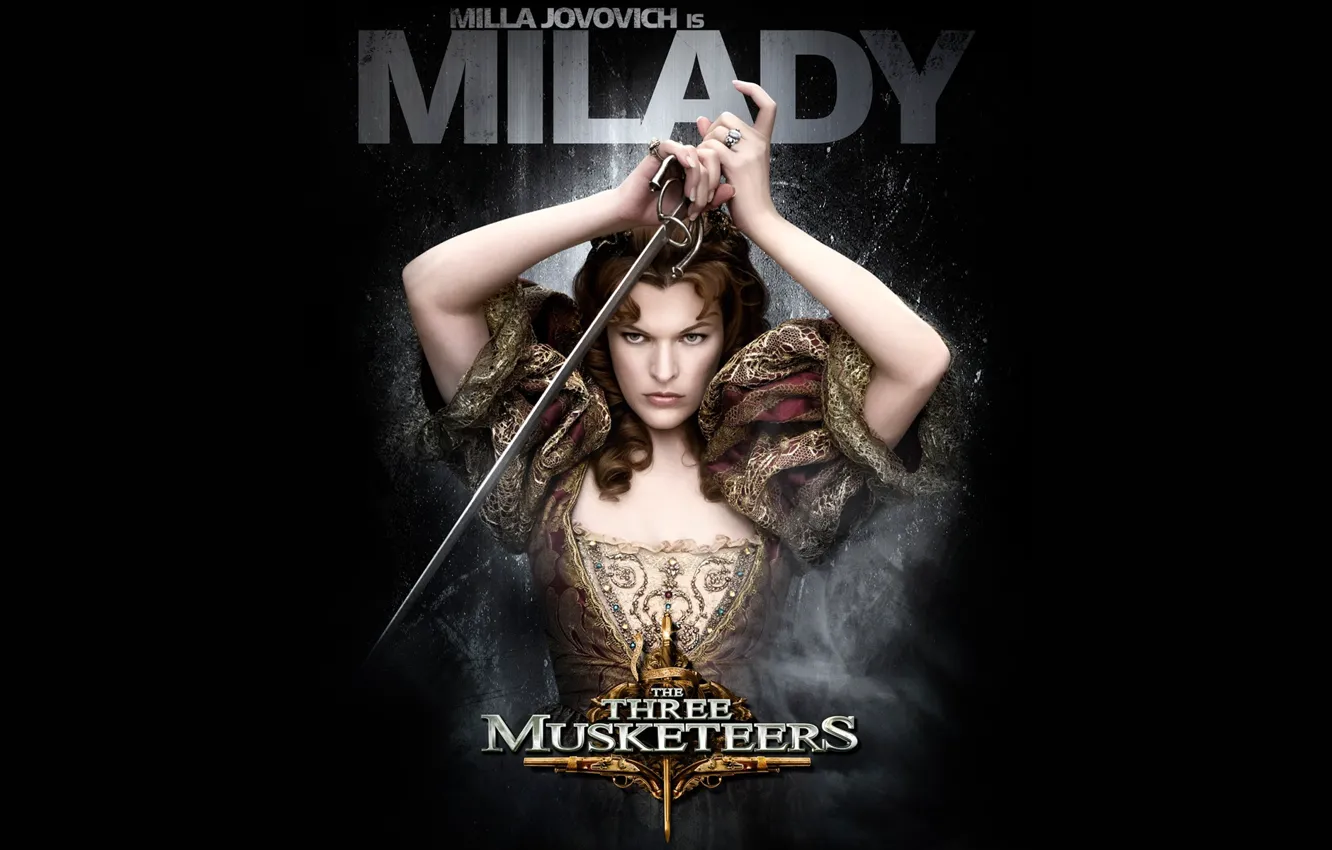 Photo wallpaper Milla Jovovich, The three Musketeers, The Three Musketeers