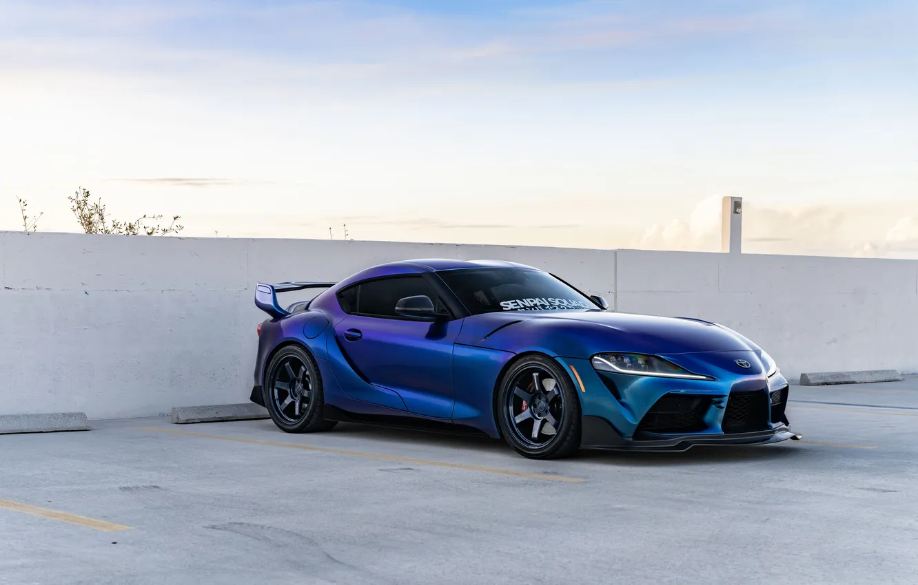 Photo wallpaper Toyota, Supra, Widebody, Liberty Walk