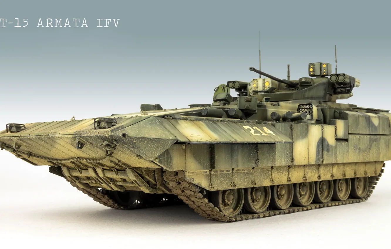 Photo wallpaper model, infantry fighting vehicle, BMP, Armata, T-15 Armata, T-15