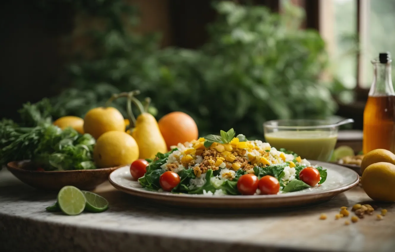 Photo wallpaper food, salad, appetizer