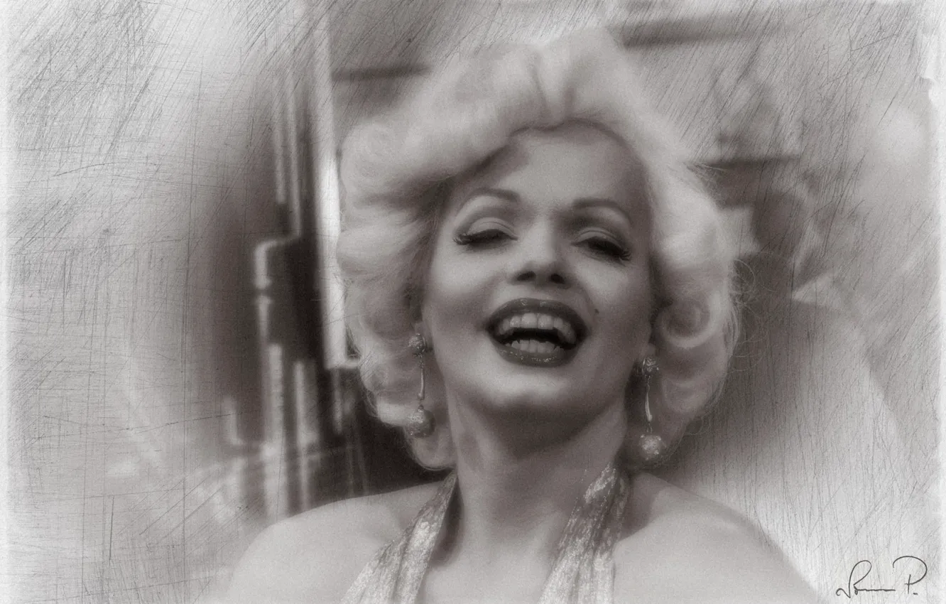 Photo wallpaper face, actress, singer, Marilyn Monroe