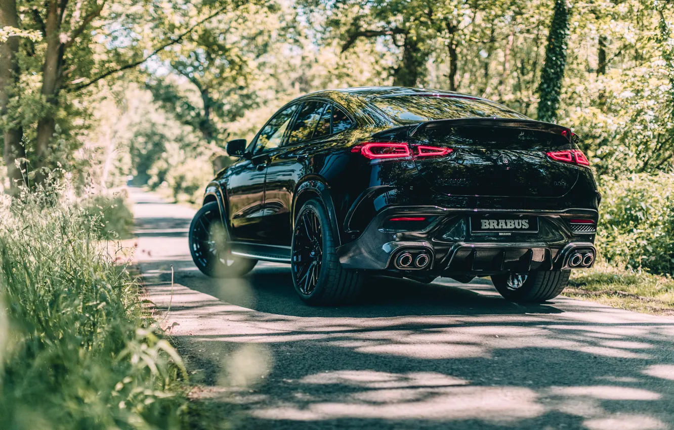 Photo wallpaper Mercedes-Benz, Coupe, Forest, Rear, GLE, Brabus 800