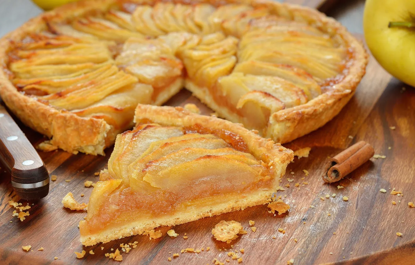 Photo wallpaper apples, pie, cakes