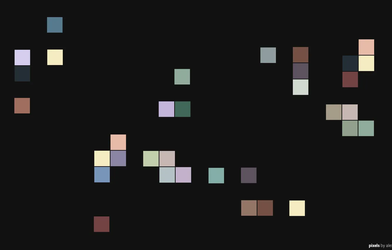 Photo wallpaper abstract, pixel, dot