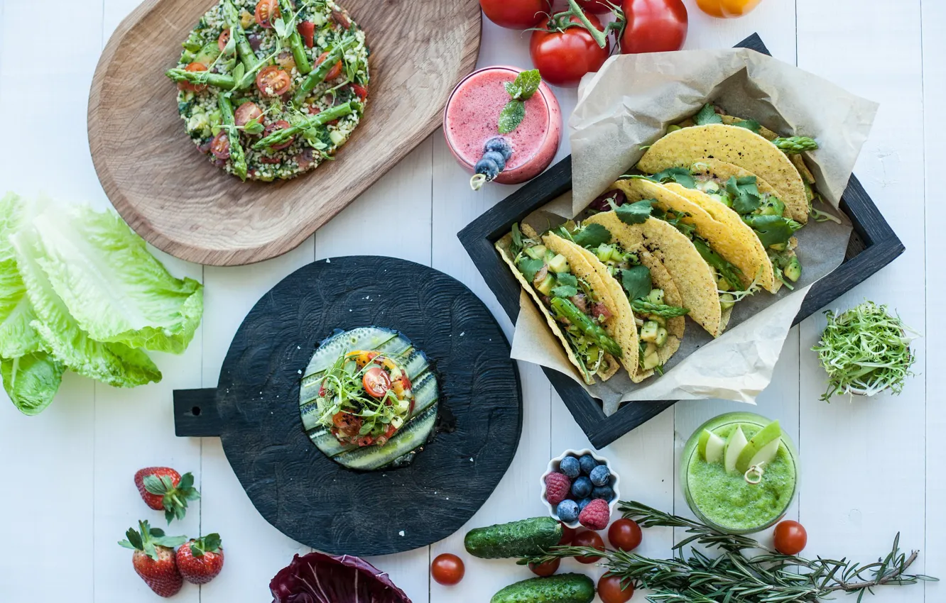 Photo wallpaper food, different, delicious, filling, satisfying, pita