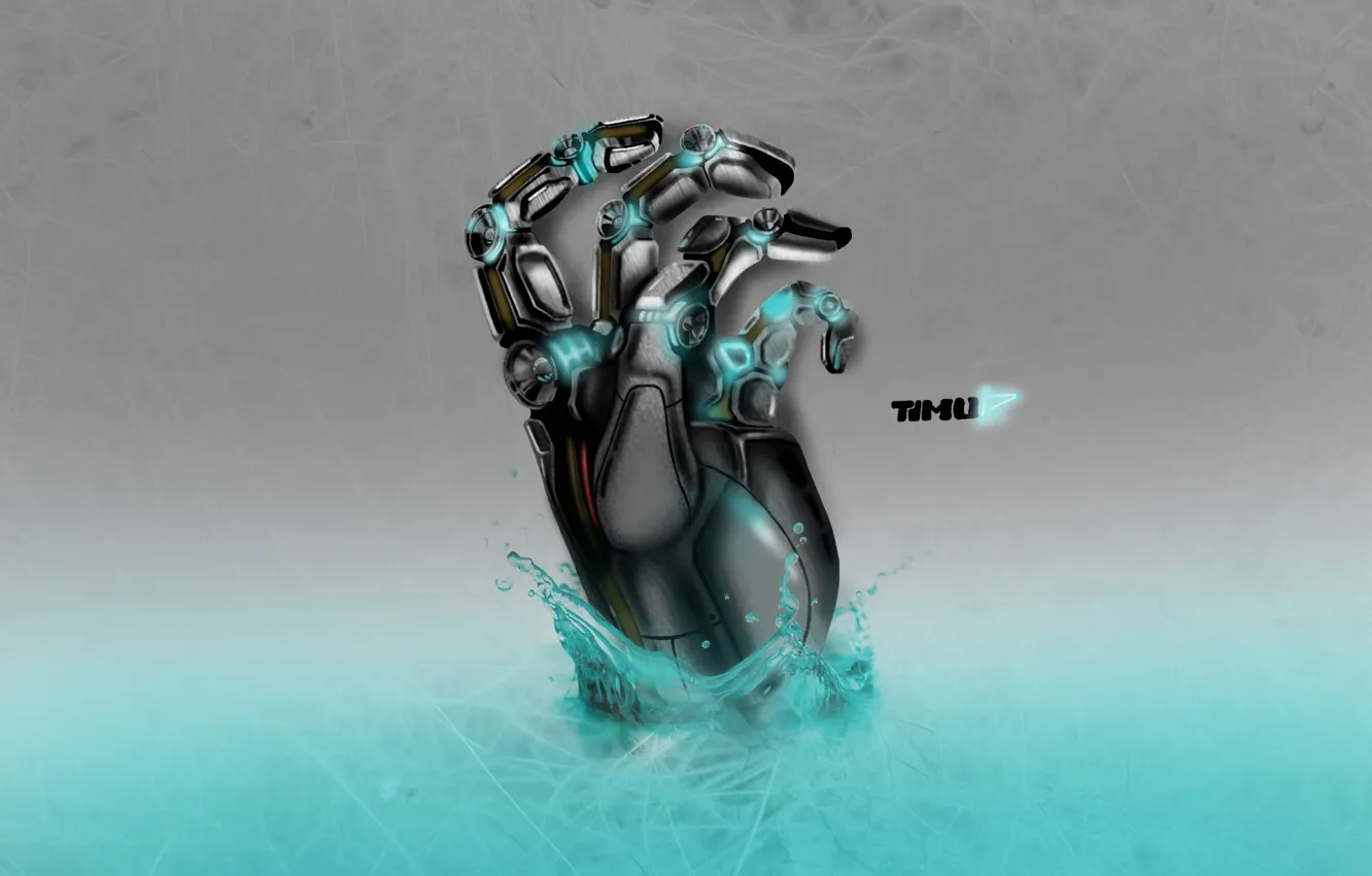 Photo wallpaper Drow, Robo, Timur, tech h