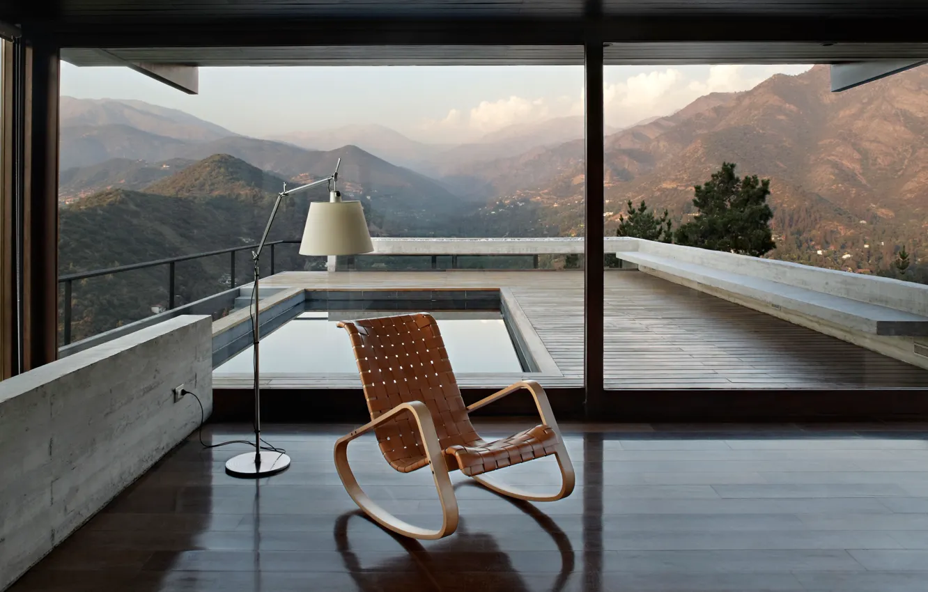 Photo wallpaper villa, luxury, living space
