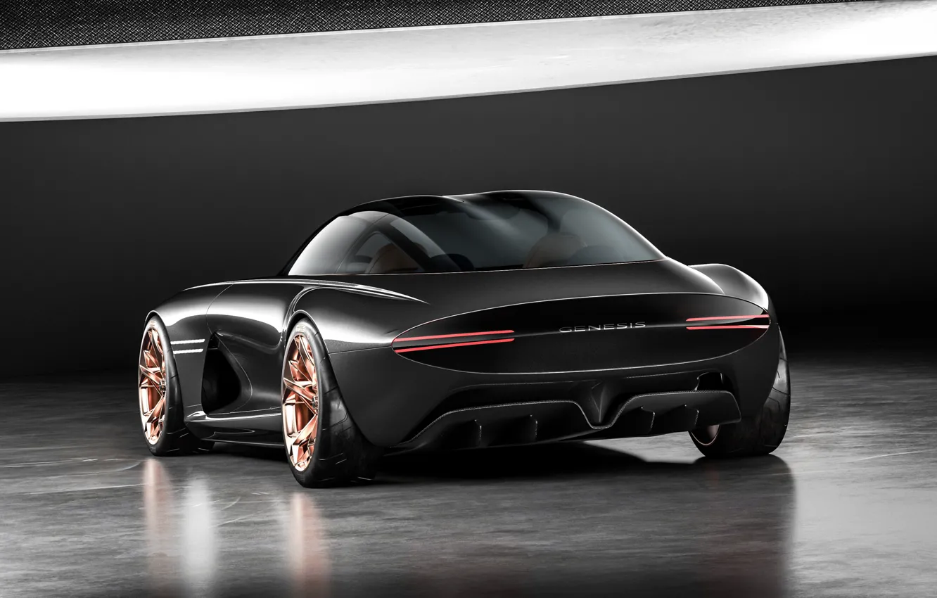 Photo wallpaper Concept, rear view, 2018, Genesis, Essentia