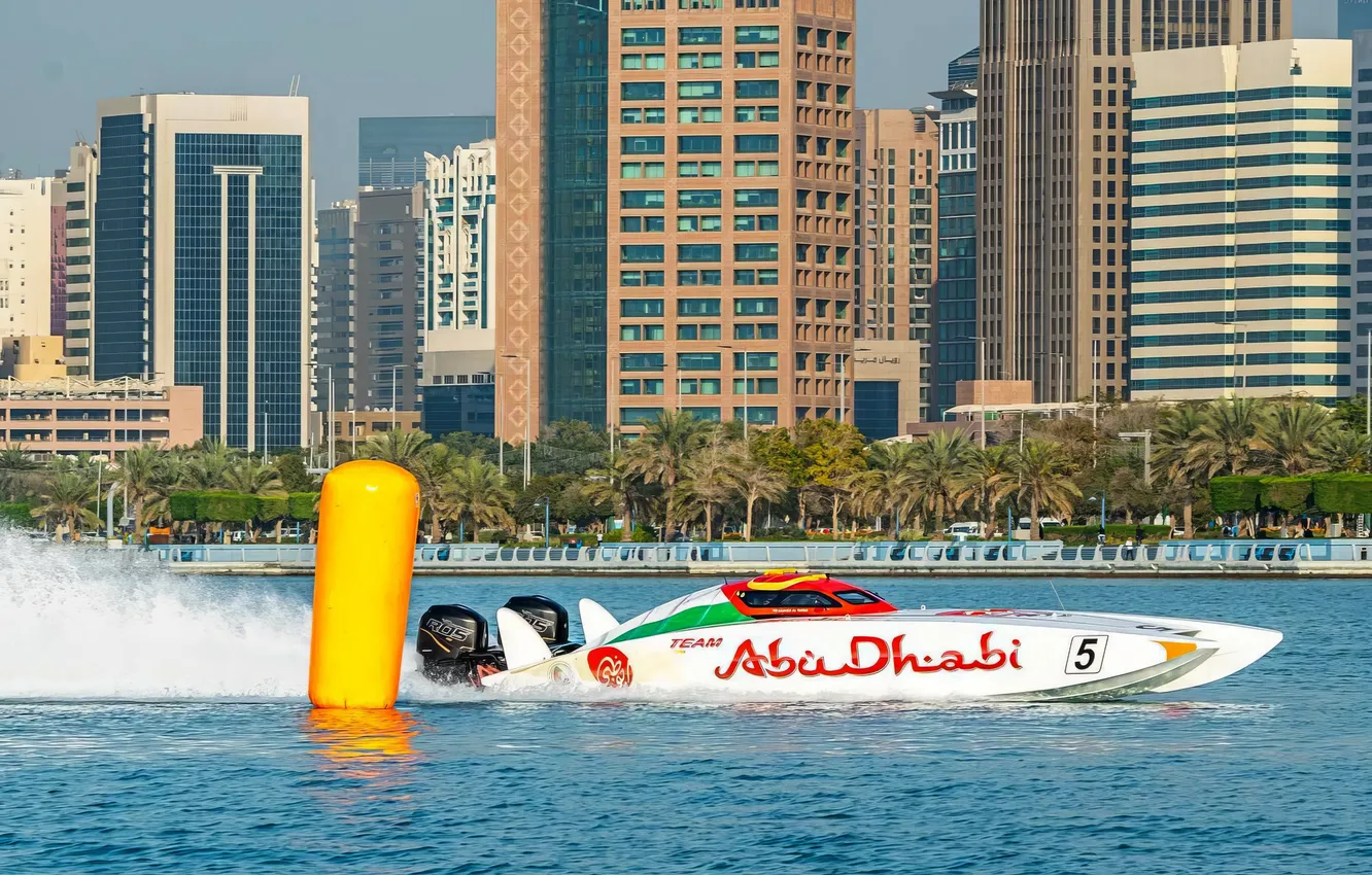 Photo wallpaper race, boat, speed