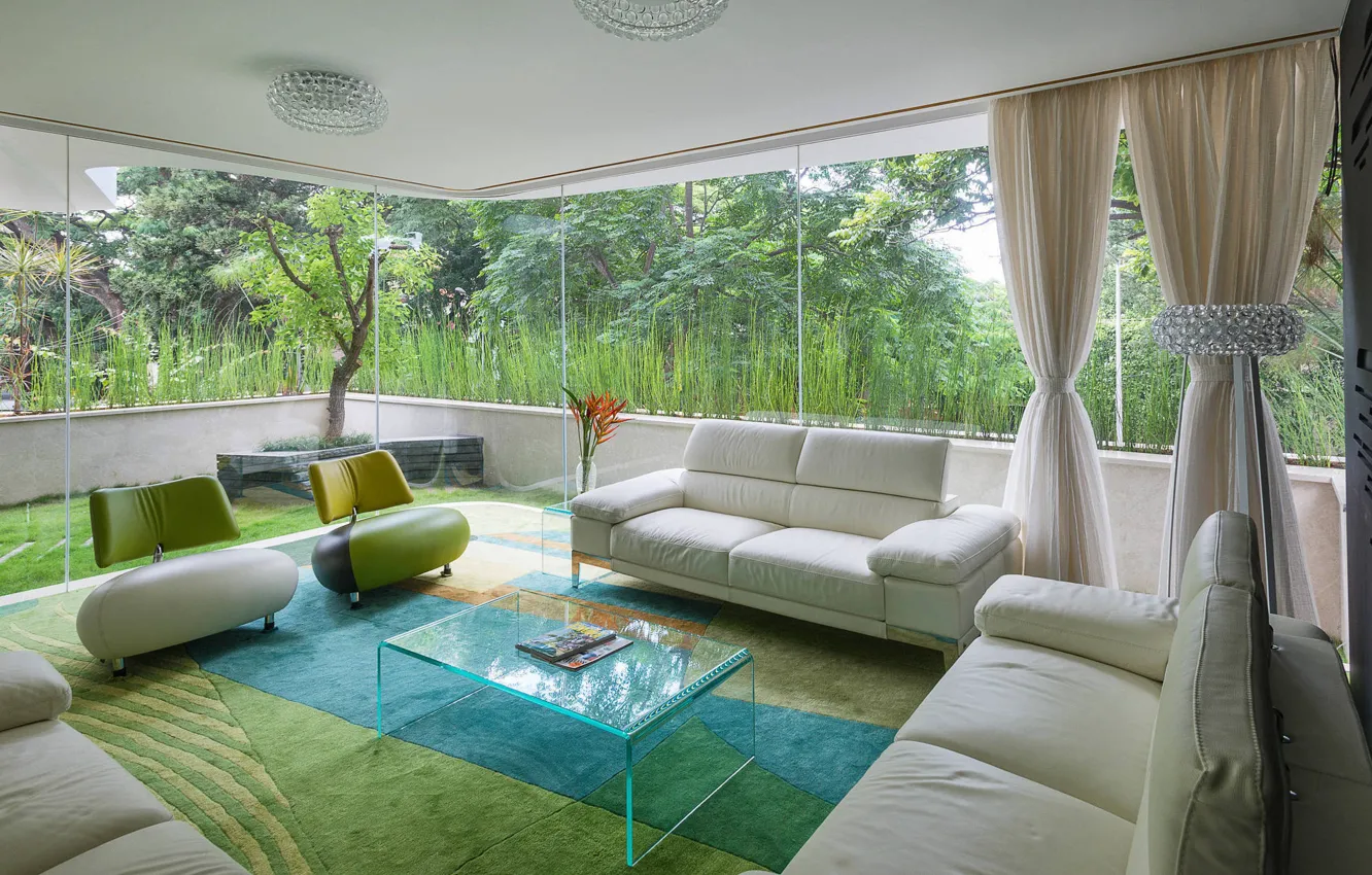 Photo wallpaper design, style, interior, India, living room, India, Bangalore, Bangalore