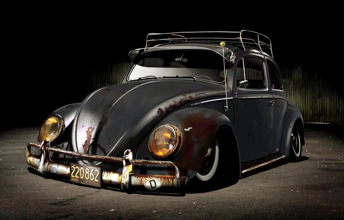 Photo wallpaper volkswagen, cars, beetle