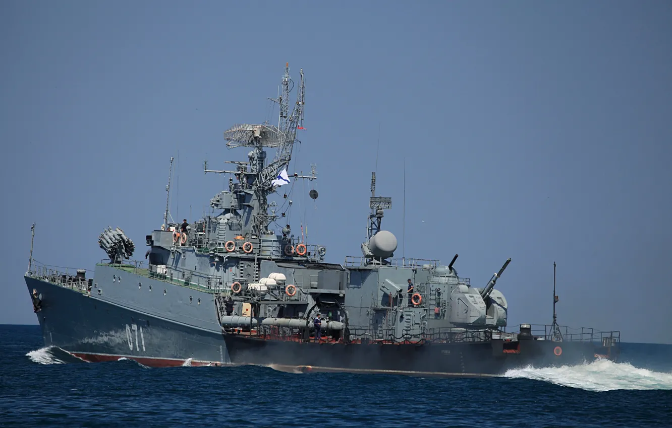 Photo wallpaper The black sea, Suzdalets, small anti-submarine ship