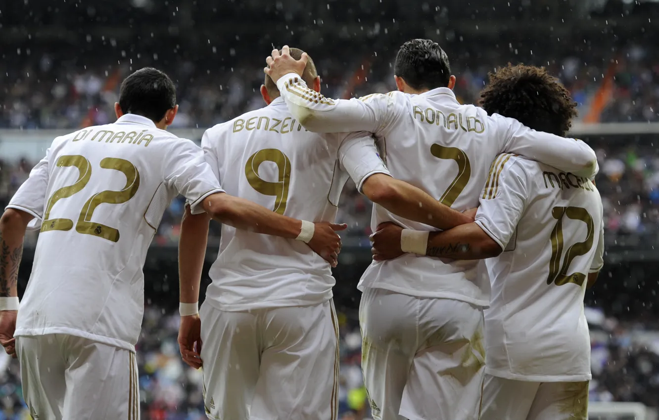Photo wallpaper Ronaldo, Mary, Marcelo, Benzema, Real Madrid