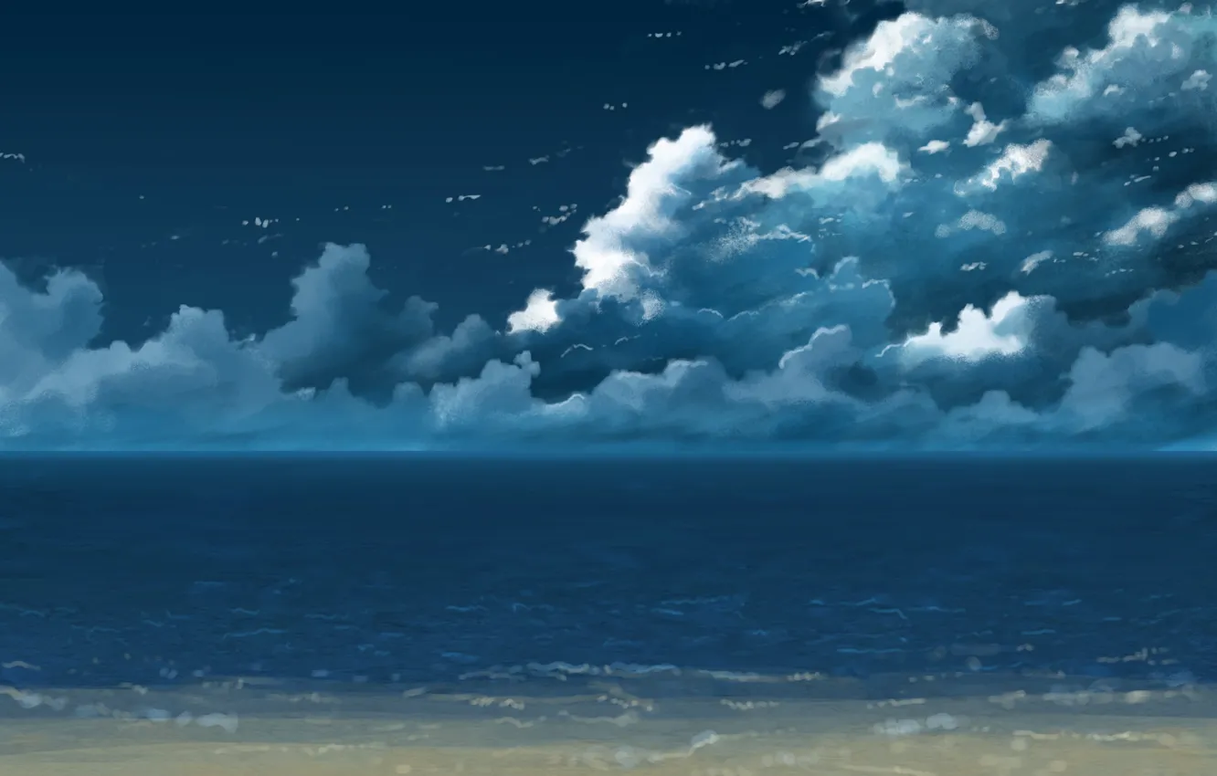 Photo wallpaper sea, the sky, K.Hati