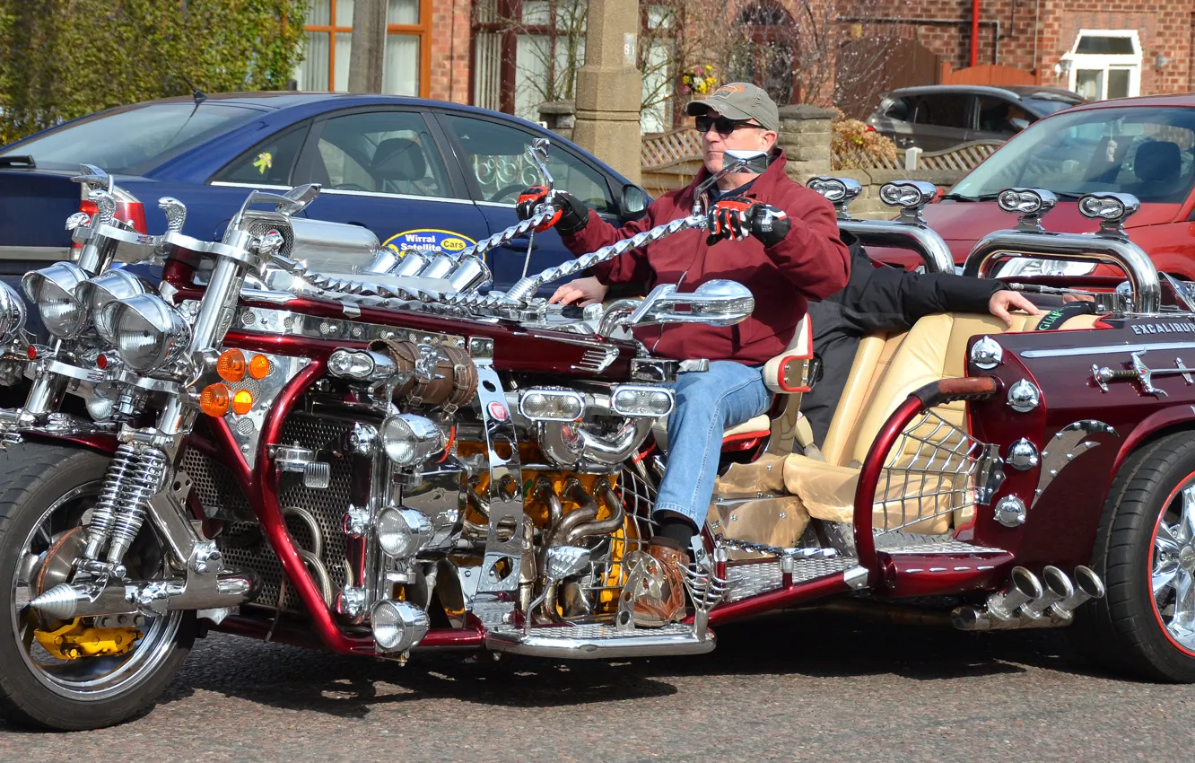 Photo wallpaper motorcycle, bike, the miracle of technology