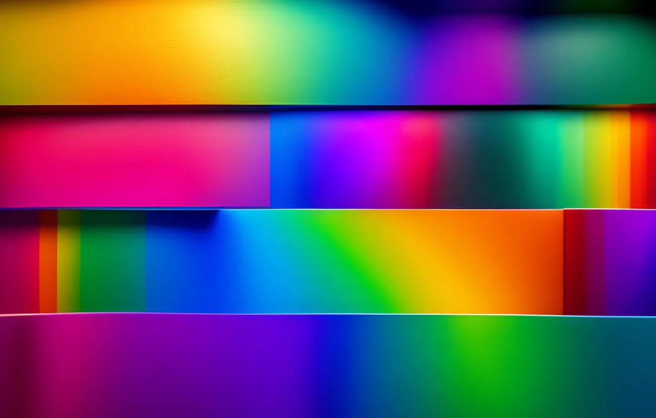 Photo wallpaper color, bright, range, neural network