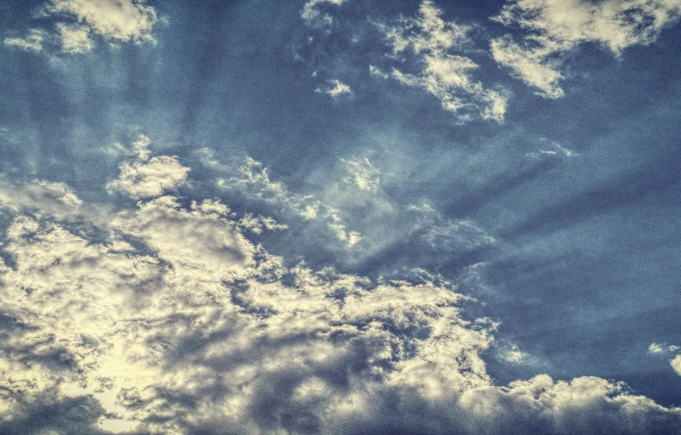 Photo wallpaper the sky, the sun, rays, clouds, Anapa