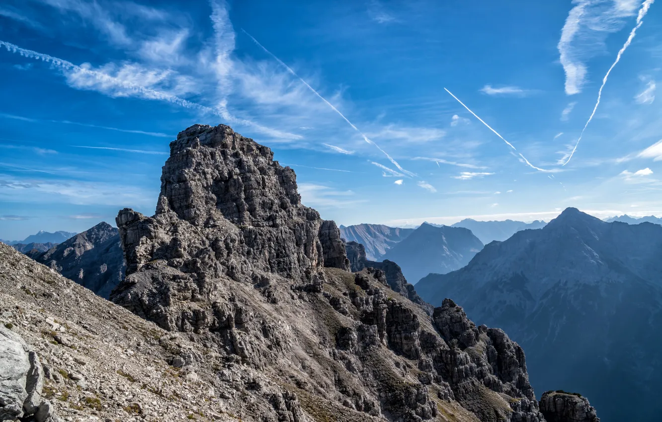 Photo wallpaper mountains, rocks, Austria