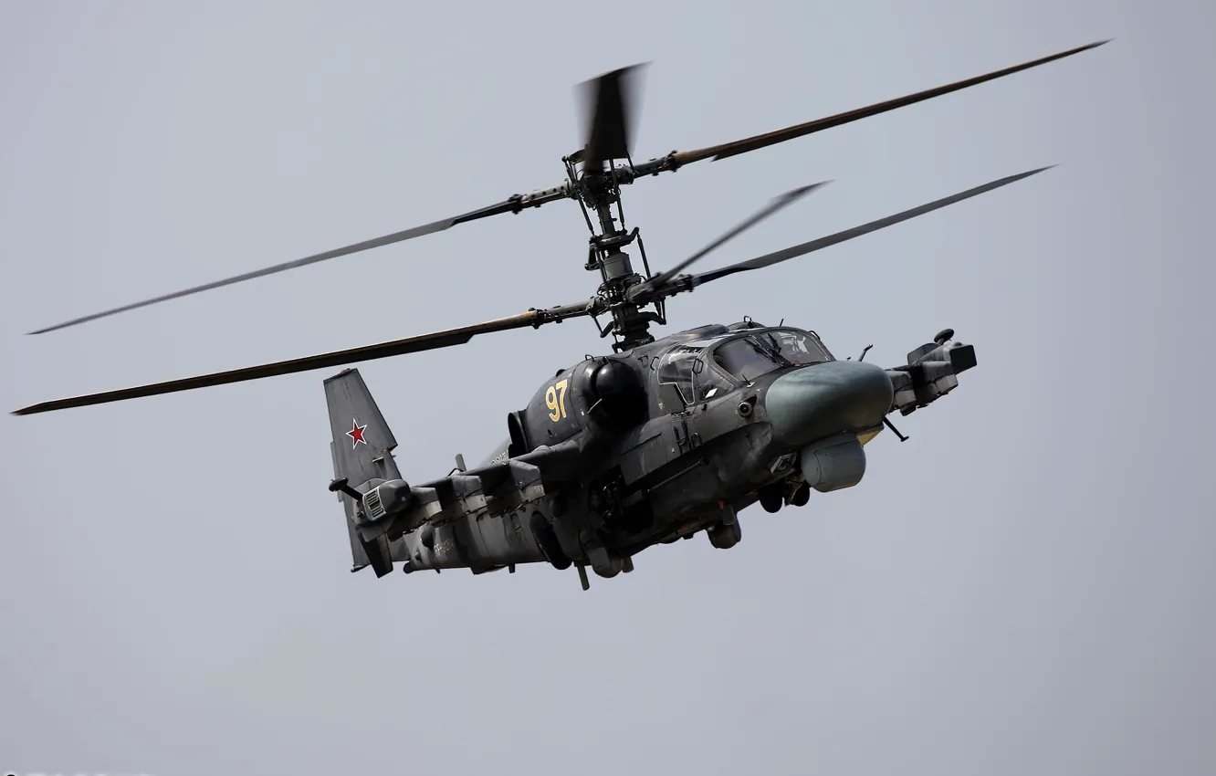 Photo wallpaper Ka-52, Alabino, AMI-2016