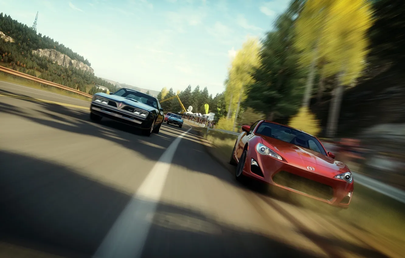 Photo wallpaper race, track, dust, supercar, Forza Horizon