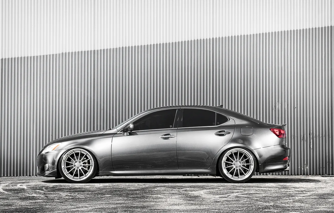 Photo wallpaper silver, 250, LexusIS